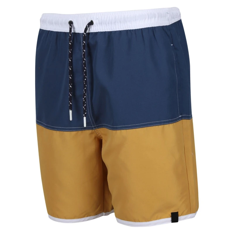 Image of Regatta Benicio Swim Short - DkDn/GldStrw DkDn/GldStrw M