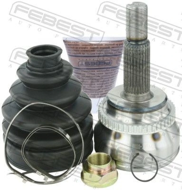 Image of FEBEST 0110-ZNRA48 Joint, drive shaft Front Axle, with ABS sensor ring Joint,drive shaft (236)
