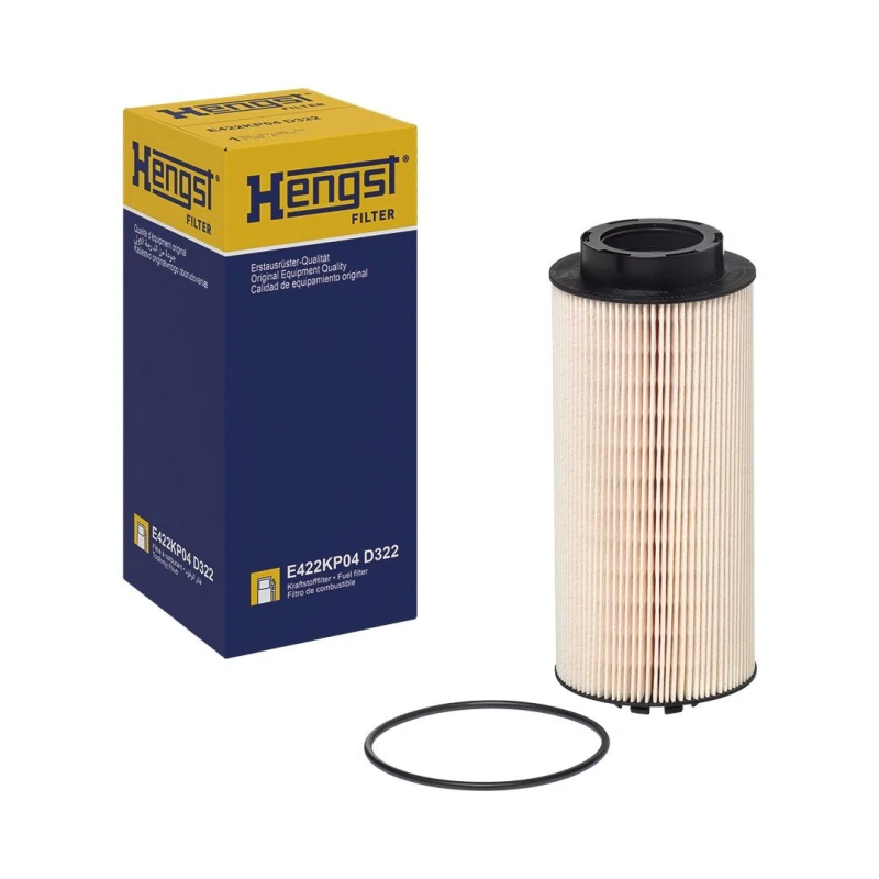 Image of HENGST FILTER E422KP04 D322 Fuel Filter with gaskets/seals Fuel filter (9)