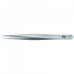 image of C.K. T2340 Precision tweezers 3c SA Pointed, slim 110 mm