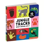 Image of jungle tracks lift the flap board book
