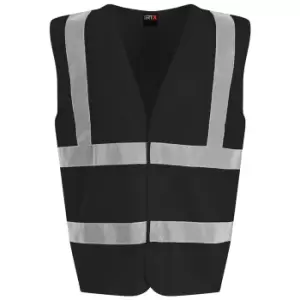 Image of PRO RTX High Visibility Unisex Waistcoat (S) (Black)