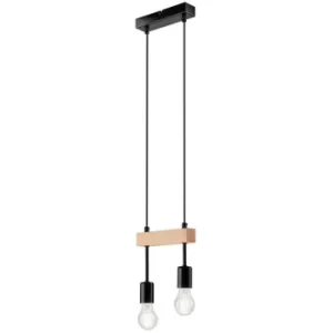 Image of Orazio Industrial Spotlight Bar Black, 2x E27