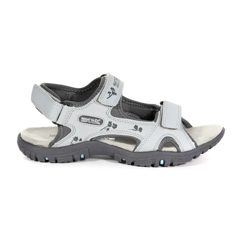 Image of Regatta Lady Haris Walking Sandal - LtStl/Granit LtStl/Granit 6.5