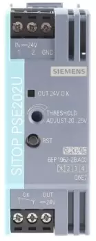 Image of Siemens SITOP PSE202U Selectivity Module DIN Rail Power Supply 24V dc Input, 24V dc Output, 3.5A