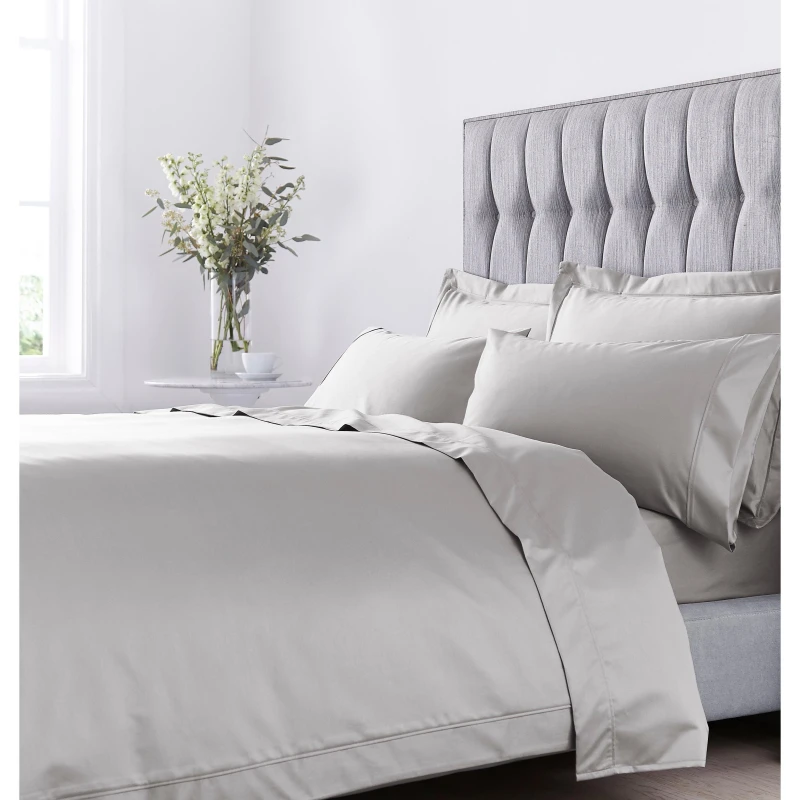 Image of Hotel Collection Hotel 1000TC Egyptian Cotton Flat Sheet - Grey Grey Double