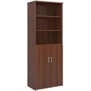 Image of Dams International Combination Unit with Lockable Door and 3 Shelves Universal 800 x 470 x 2140 mm Walnut