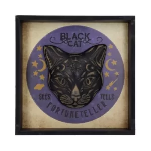 Image of Black Cat Fortune Teller Wall Hanging