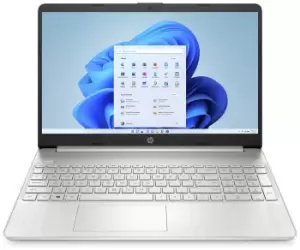 Image of HP 15s-fq0123na 15.6" Celeron 4GB 128GB Laptop - Silver