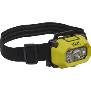 image of Sealey XP G2 CREE LED ATEX Head Torch Yellow