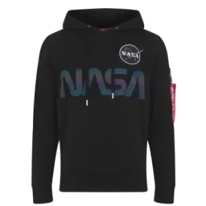 image of Alpha Industries NASA Multi Hoodie - Black