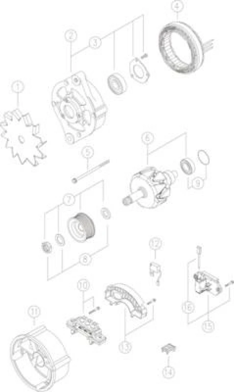 Image of Alternator MAHLE MG 279