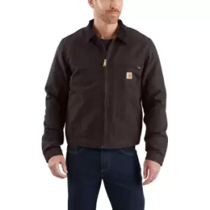 image of Carhartt Mens Duck Detroit Cotton Insulated Work Jacket L - Chest 42-44' (107-112cm)