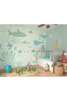 Image of Underwater Adventures Wall Mural