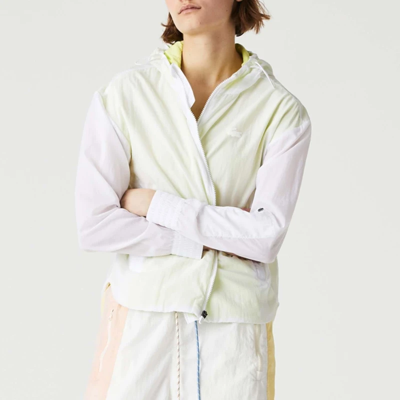 Image of Lacoste Nylon Tennis Jacket Softshell Jackets 8 Multi 29328399175