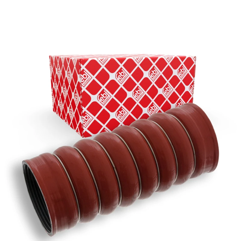 Image of FEBI BILSTEIN 46464 Turbocharger Hose FPM (fluoride rubber) MVQ (silicone rubber), FPM (fluoride rubber) Charger Intake Hose (3314)