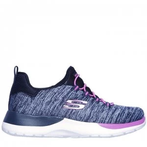 image of Skechers Dyna Junior Girls Trainers - Navy/Multi