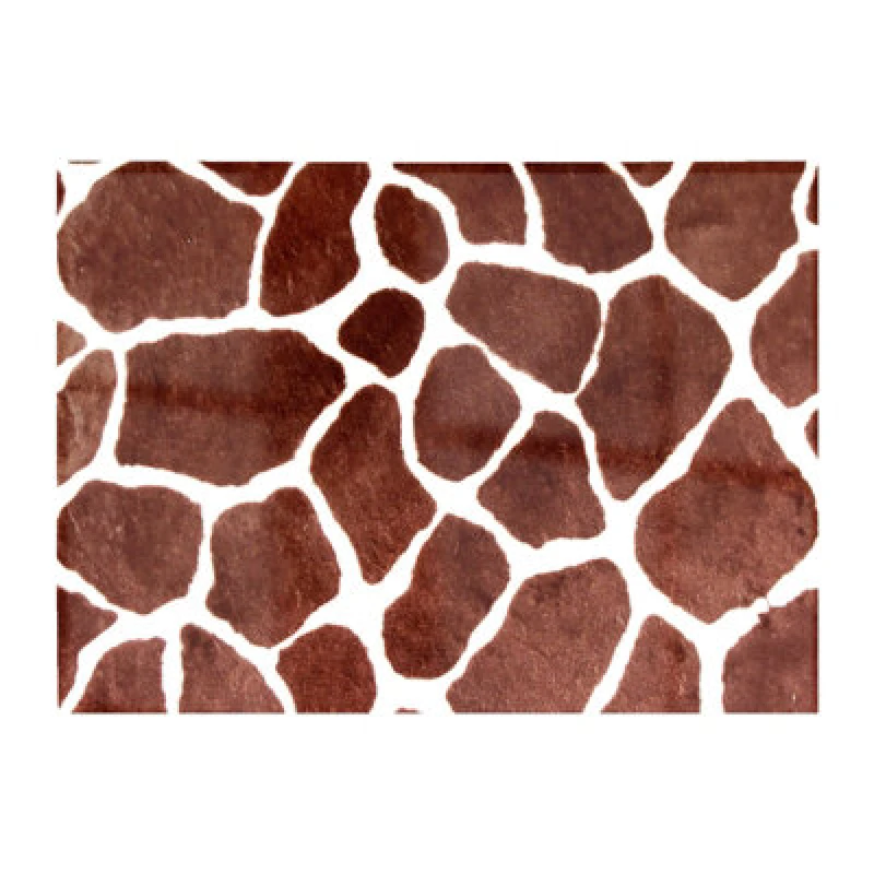Image of Warren Reed Designer Giraffe Spots Print Glass Chopping Board