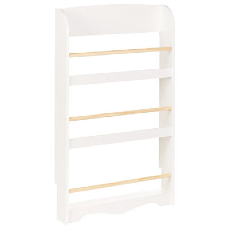 Image of Beliani Wall Bookshelf Liloet 100 Cm White