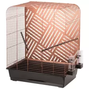 image of Flamingo - Budgie Cage Mona 50x34x65cm Copper Multicolour