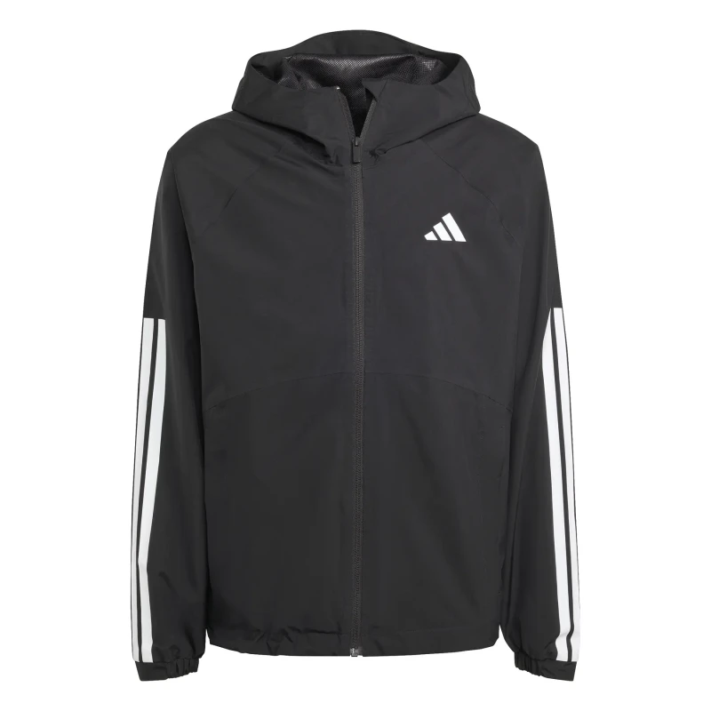 Image of Climaproof hoodie jacket adidas Essentials 3-Stripes Noir Male XL