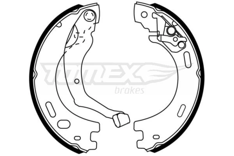 Image of TOMEX brakes Brake Shoe Set TOMEX brakes TX 22-63