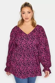 Image of Frill Detail Blouse