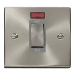 Image of Click Scolmore Deco Ingot 1 Gang 45A 2 Pole Neon Switch - VPSC501GY