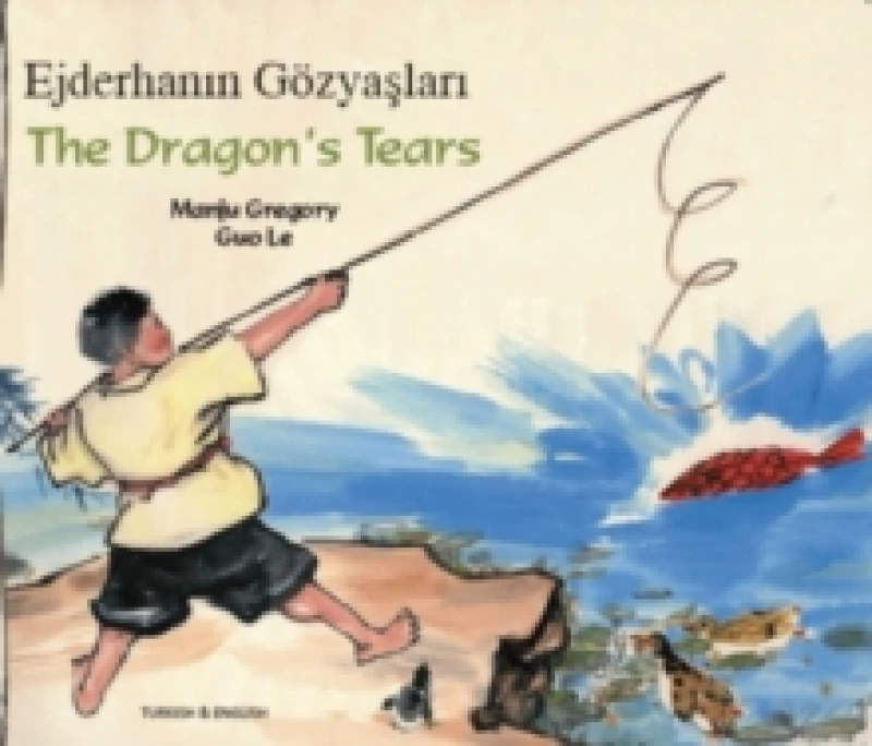 Image of Manju Gregory The Dragon's Tears Paperback Book in Orange Orange Unisex