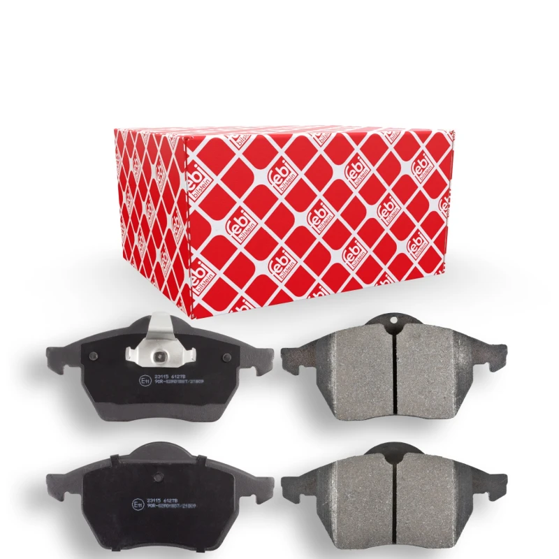 Image of FEBI BILSTEIN 16107 Brake pad set with anti-squeak plate Brake Pad Set,disc brake (402)