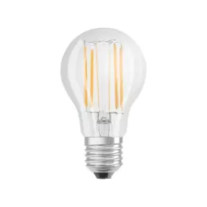Image of Osram 8.5W Parathom Clear LED Globe Bulb GLS ES/E27 Dimmable Very Warm White - (439214-591097)