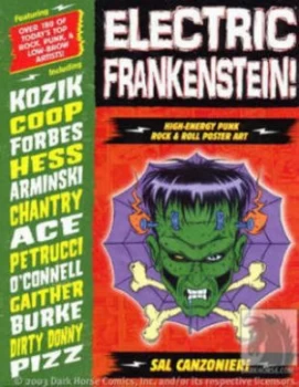 Image of Electric Frankenstein High-Energy Punk Rock and Roll Poster Art by Dark Horse Paperback