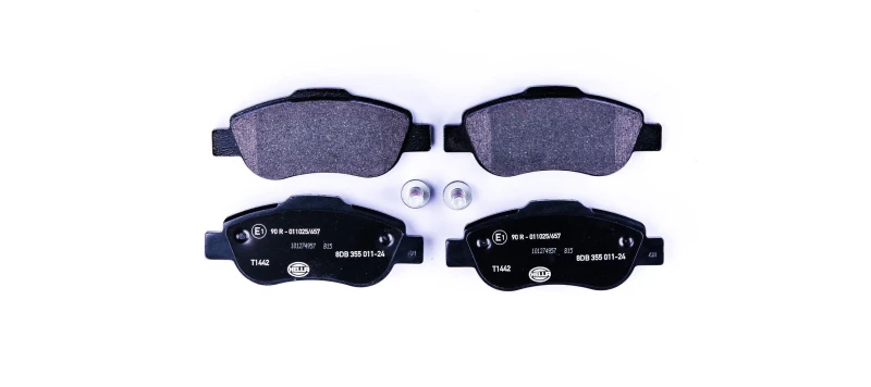 Image of HELLA Brake pad set HELLA 8DB 355 011-241