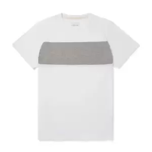 Albam Block Marl T Shirt - Cream