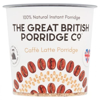 image of Gb Porridge Caff? Latte Instant Porridge Pot - 60g x 8