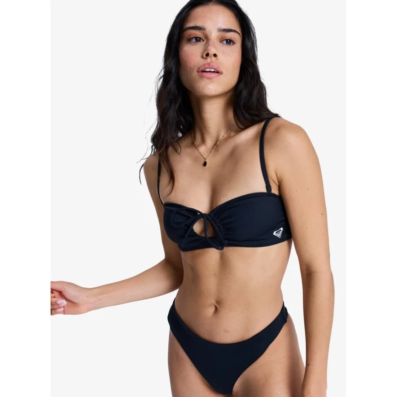 Image of Roxy Womens bandeau swimsuit top Roxy Solid Essentials Noir Female M