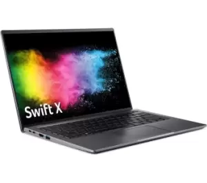 Image of Acer Swift X 14" Laptop - Intel Core i7, 1TB SSD, Grey, Silver/Grey