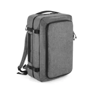 Image of Bagbase Unisex Adult 40L 2 Wheeled Cabin Bag (One Size) (Grey Marl)