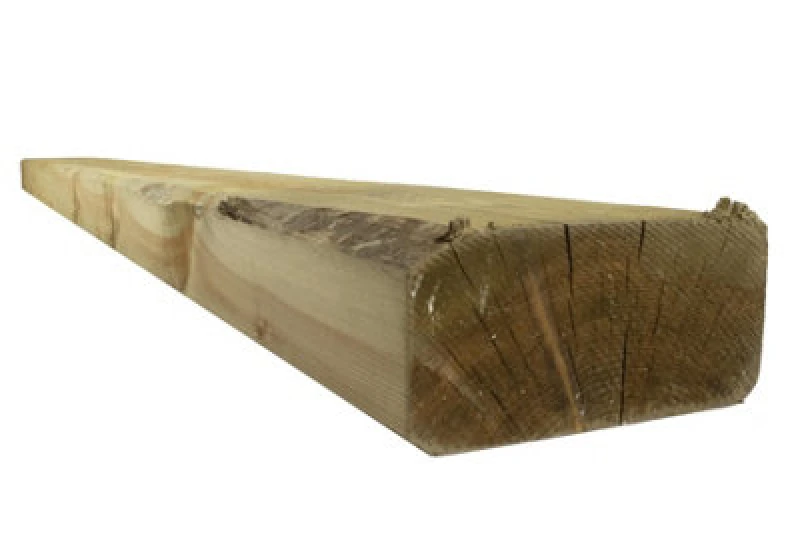 Image of Snowdon Timber Reject Treated Eased Edge Sleeper (H) 95mm (W) 195mm (L) 2.4M - Pack Of 2