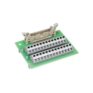 WAGO 289-404 20 Pole Interface Module with Male Connector Type DIN...