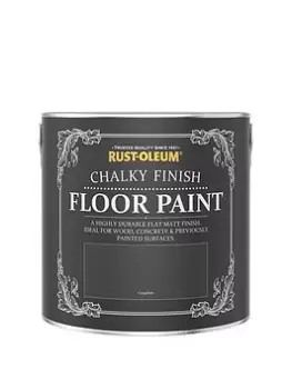 image of Rust-Oleum Chalky Floor Paint Graphite 2.5L