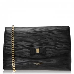Image of Ted Baker Atenaa Bow Leather Bag - black