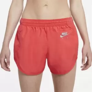 Image of Nike Air Dri-FIT Womens 3 Running Shorts - Orange