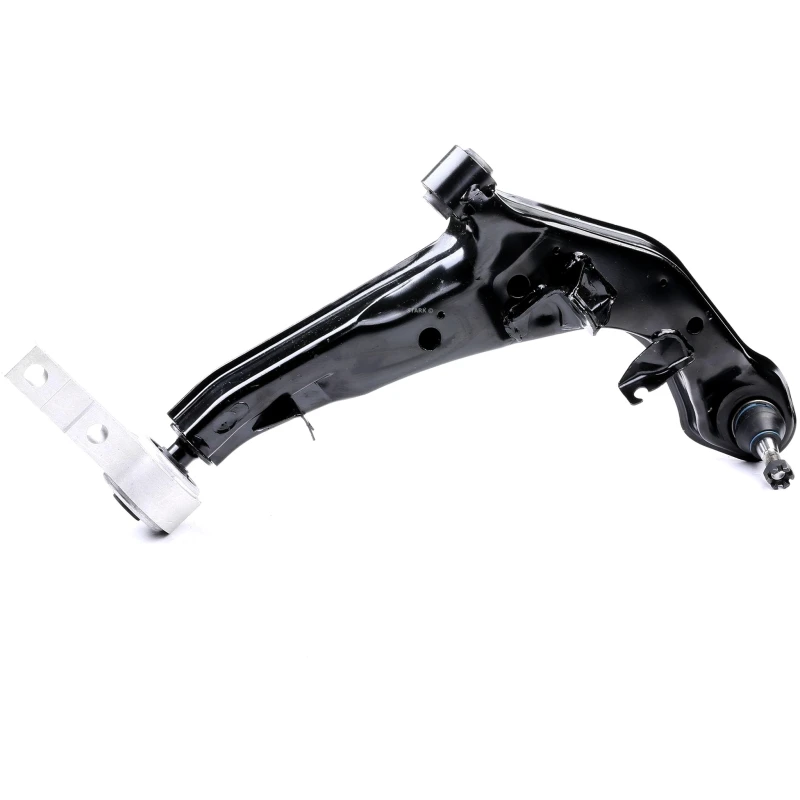 Image of STARK SKCA-0050538 Suspension arm Control Arm, Sheet Steel, Front Axle Right, with rubber mount Sheet Steel Track Control Arm (273)
