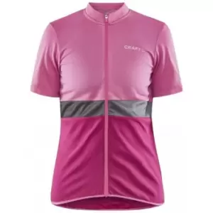 image of Craft Womens/Ladies Core Endur Jersey (M) (Camelia/Roxo)