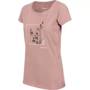 Image of Regatta Womens Breezed III Quick Drying Graphic T Shirt 12 - Bust 36' (92cm)