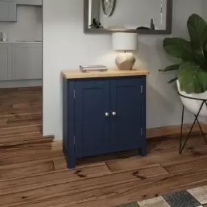 Image of Rye Two Tone Oak & Blue 2 Door Sideboard