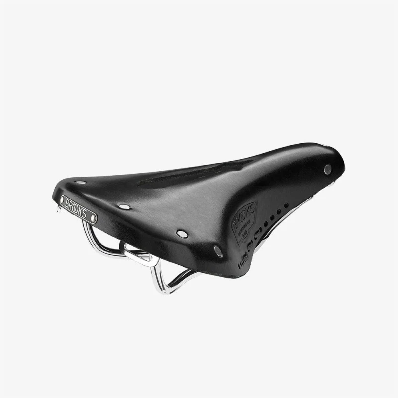 Image of Brooks B17 Carved Sht Black unisex One Size