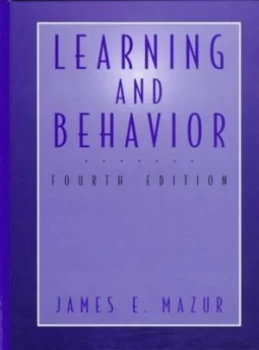Image of Learning and Behavior by James E. Mazur Book