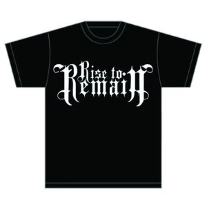 image of Rise To Remain - Logo Unisex XX-Large T-Shirt - Black